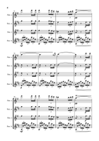 Nabucco - Ouverture Saxophone Quartet scores gallery preview page 6