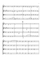 If ye love me (GMajor) arr. string quartet String Quartet scores gallery preview page 5