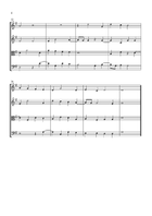 If ye love me (GMajor) arr. string quartet String Quartet scores gallery preview page 6