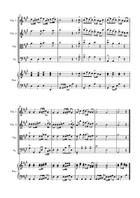 Joy to the World - String Quartet with optional Piano accompaniment String Quartet scores gallery preview page 4