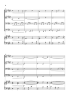 O Holy Night - Brass Quartet and Piano - Easy Intermediate - E major (Score & Parts) Brass Quartet scores gallery preview page 4