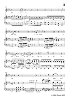 W. A. Mozart-Si spande al sole in faccia,in D flat Major Piano, Vocal scores gallery preview page 5