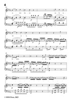 W. A. Mozart-Si spande al sole in faccia,in D flat Major Piano, Vocal scores gallery preview page 6