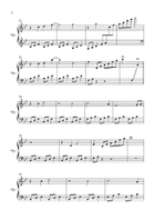 Barbie As Rapunzel Main Title Harp scores gallery preview page 3