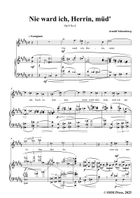 Schoenberg-Nie ward ich,in B Major Piano, Vocal scores gallery preview page 3