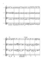 Toyland for 4 clarinets Clarinet Quartet scores gallery preview page 3