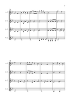 Toyland for 4 clarinets Clarinet Quartet scores gallery preview page 4