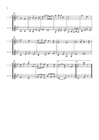Toyland for 2 clarinets Clarinet Duet scores gallery preview page 3