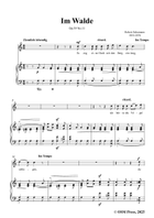 R. Schumann-Im Walde,in C Major Piano, Vocal scores gallery preview page 3