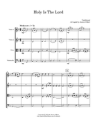 Holy Is The Lord String Quartet scores gallery preview page 3