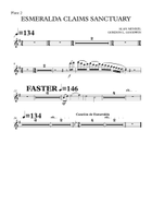 Esmeralda Claims Sanctuary Concert Band scores gallery preview page 6