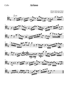 Arioso, from Cantata #156 BWV 156 Viola scores gallery preview page 3