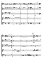 Kokomo Saxophone Quartet scores gallery preview page 4