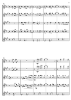 Kokomo Saxophone Quartet scores gallery preview page 5