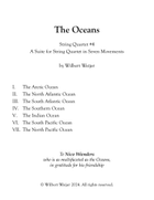 The Oceans: String Quartet #4 String Quartet scores gallery preview page 3