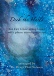 Deck the Halls - two Tenor Saxophones with Piano accompaniment mini preview
