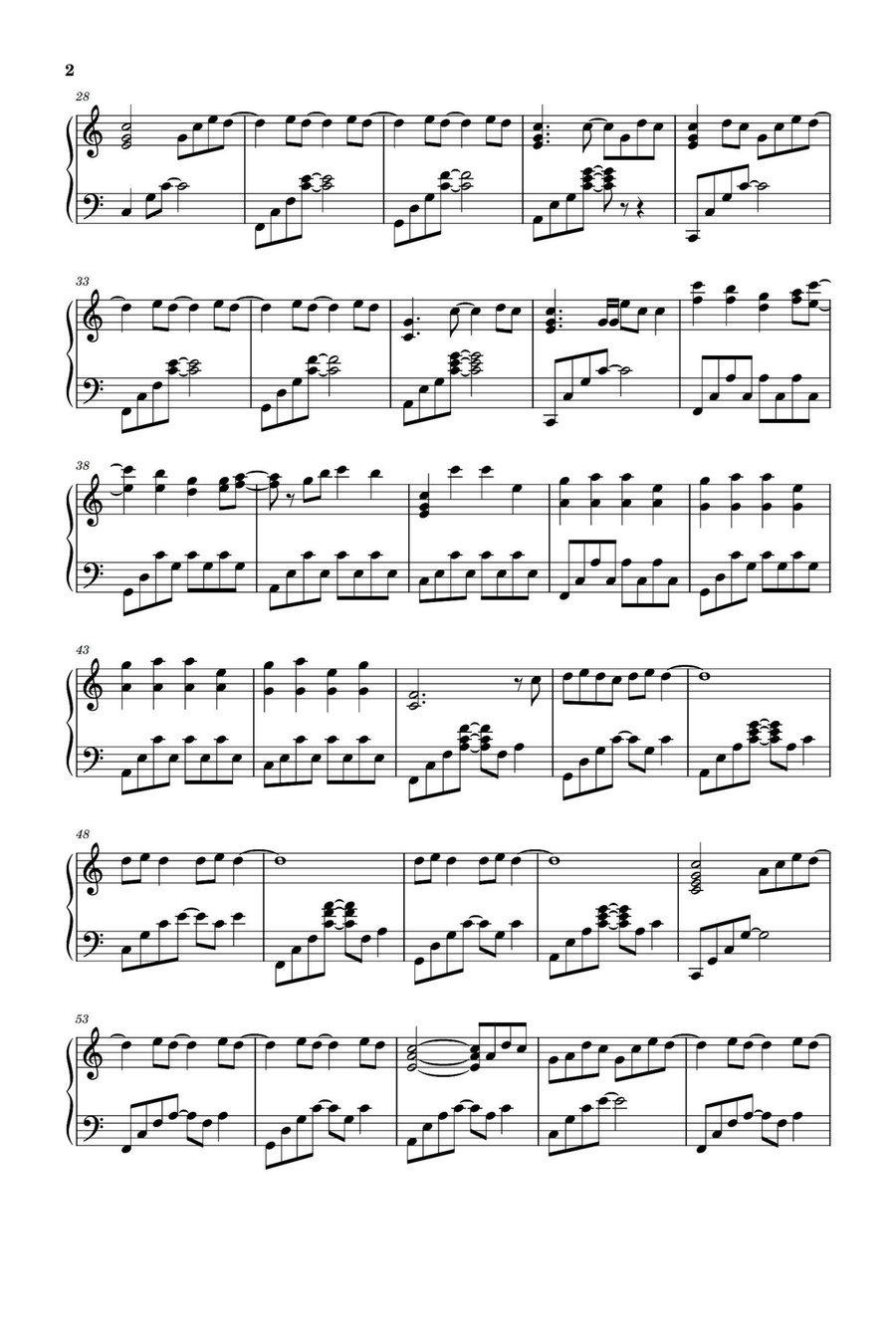 Will You Still Take Me Then Piano Solo scores gallery preview page 2