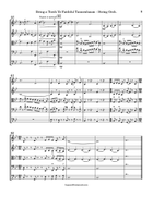 Bring a Torch Ye Faithful Tannenbaum - String Orchestra String Orchestra scores gallery preview page 5