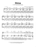 Shine Piano, Vocal scores gallery preview page 3