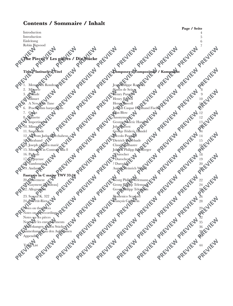 Baroque Keyboard Anthology Piano Solo - Digital Sheet Music page 4