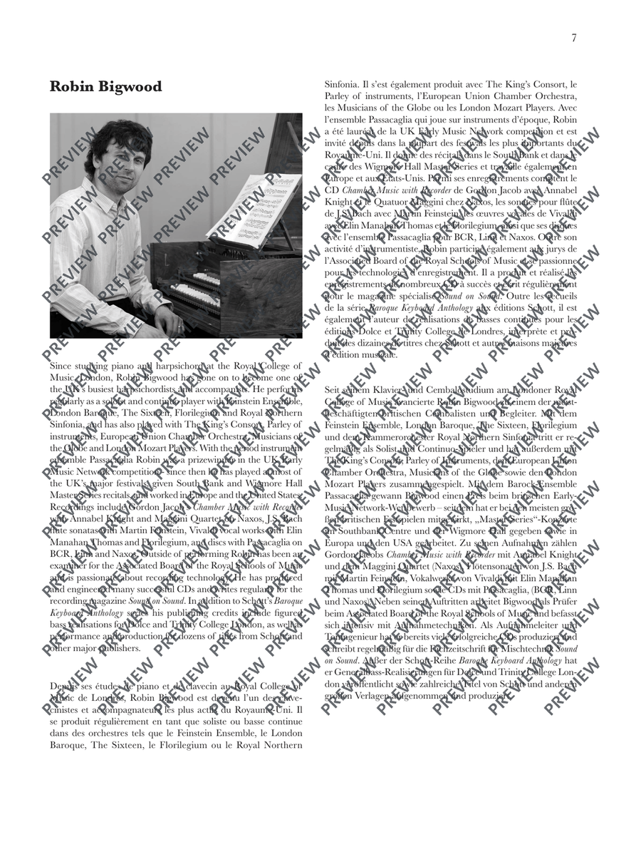 Baroque Keyboard Anthology Piano Solo - Digital Sheet Music page 8