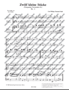 Twelve Short Pieces Flute scores gallery preview page 4