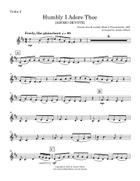 Humbly I Adore Thee [ADORO DEVOTE] String Quartet scores gallery preview page 3