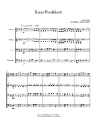 I Am Confident String Quartet scores gallery preview page 3