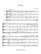 I Come String Quartet scores gallery preview page 3
