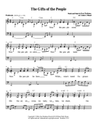 The Gifts of the People Piano, Vocal scores gallery preview page 3