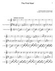 The First Noel - Flute, T. Sax. and Guitar. With Parts.