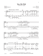 Yes, He Did 4-Part scores gallery preview page 3