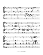 Once In Royal David's City, for Clarinet, Violin and Piano Clarinet scores gallery preview page 5
