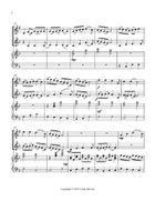 Once In Royal David's City, for Clarinet, Violin and Piano Clarinet scores gallery preview page 6