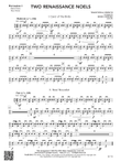 Two Renaissance Noels: Percussion 1