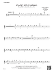 Adagio and Canzona: Solo Violin 1