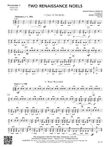 Two Renaissance Noels: Percussion 3
