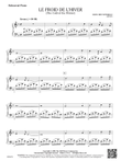 Le froid de l'hiver (The Cold of the Winter): Rehearsal Piano
