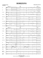 Horizons: Score Concert Band scores gallery preview page 3