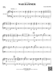 War Hammer: Optional Piano Accompaniment
