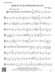 March to Buckingham Palace: B-flat Bass Clarinet