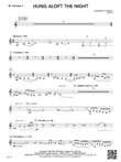 hung aloft the night: B-flat Clarinet 3