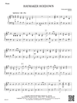 Haymaker Hoedown: Piano