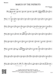 March of the Patriots: Bassoon
