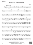 March of the Patriots: Trombone 3
