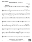 March of the Patriots: E-flat Alto Saxophone 1