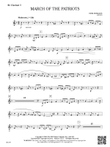 March of the Patriots: B-flat Clarinet 3