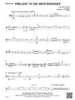 Prelude to Die Miestersinger: Double Bass