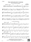 Two Renaissance Dances: F Horn