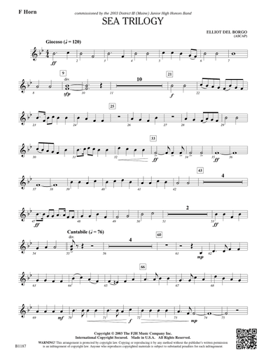 Sea Trilogy: F Horn